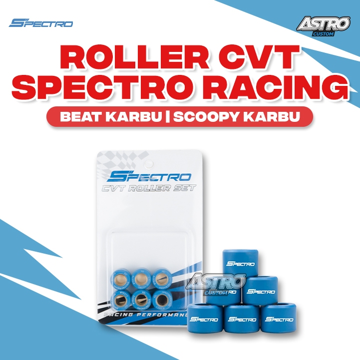 Spectro Roller Beat Karbu Scoopy Karbu Rumah Roller Upgrade CVT Roler Loler Meningkatkan Akselerasi