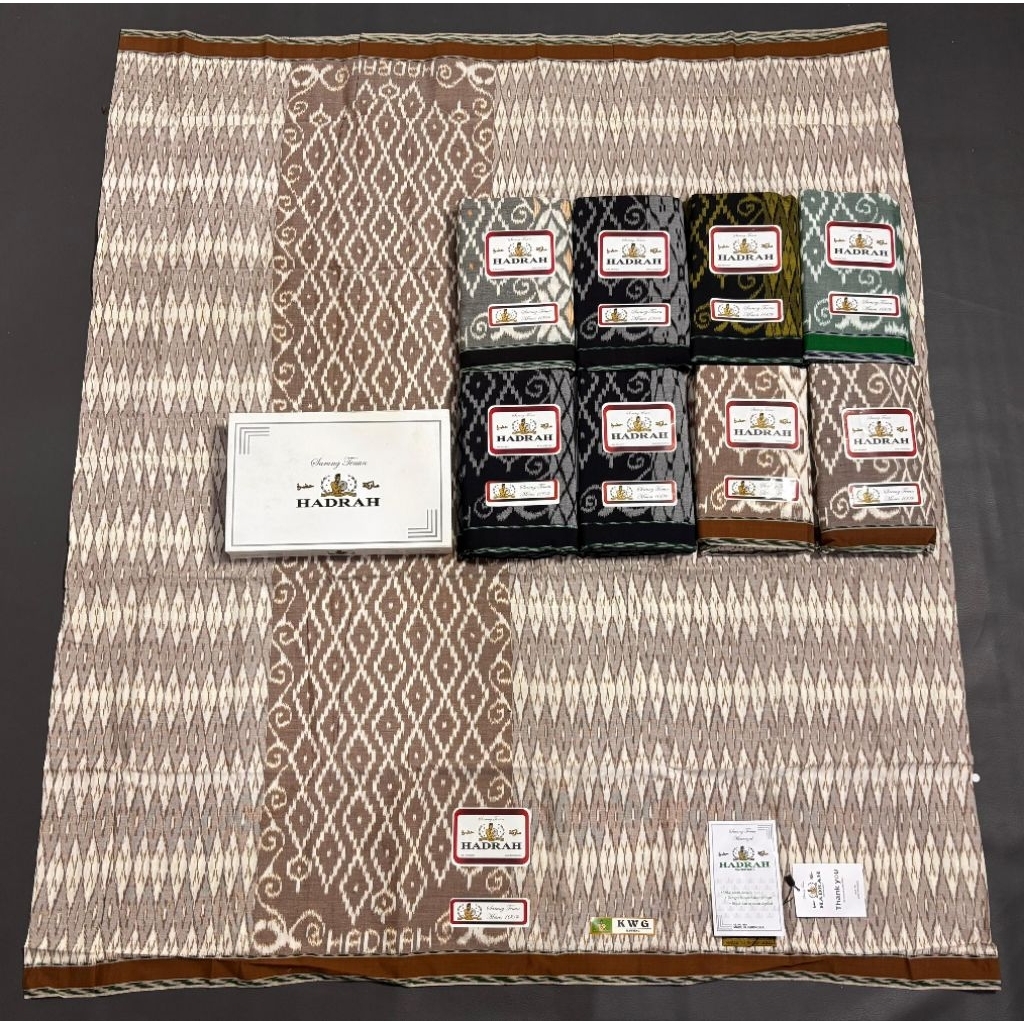 Sarung HADRAH KWG 100% Mesres Motif Kawung Limited