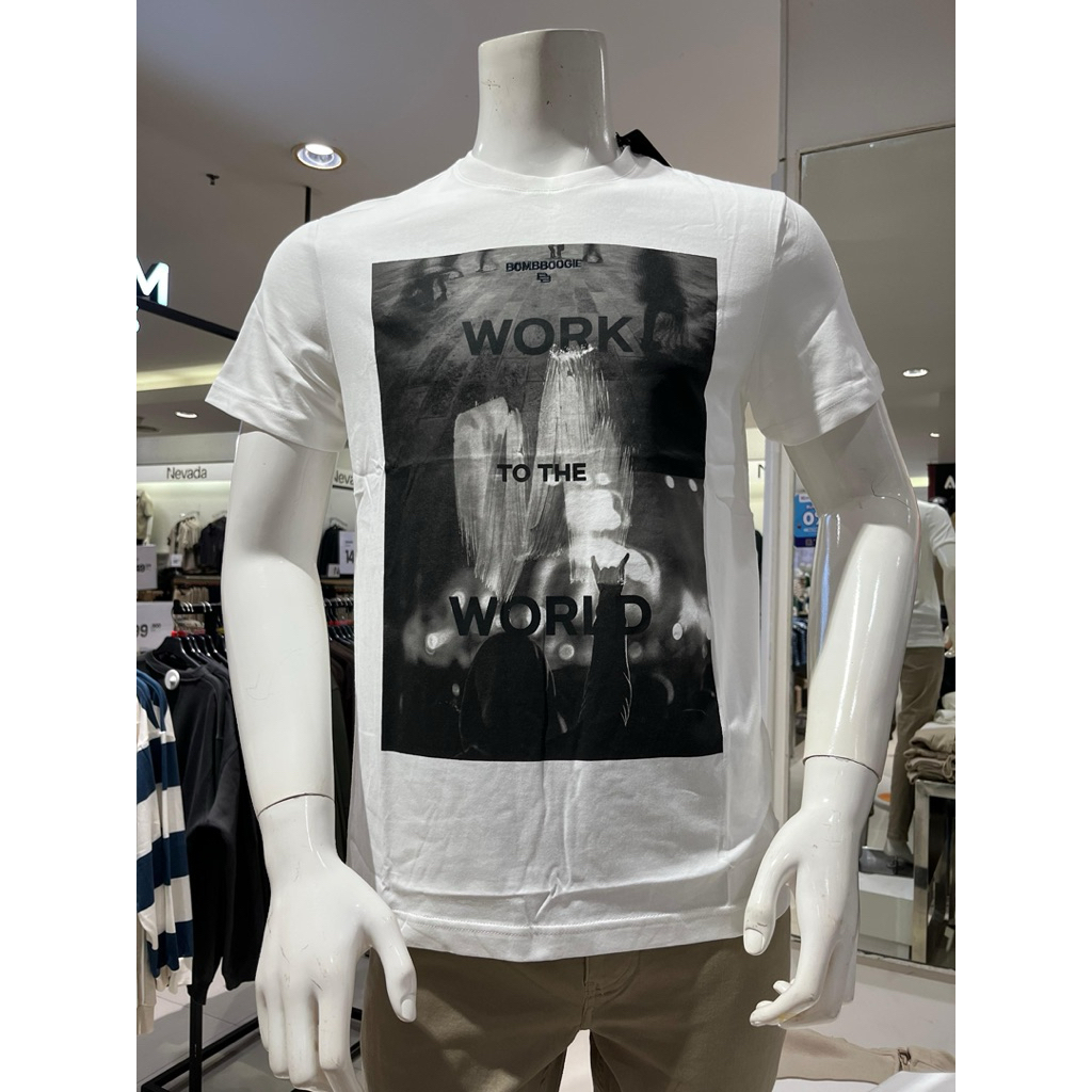 KAOS MERK BOMBBOOGIE ORIGINAL SLIMFIT