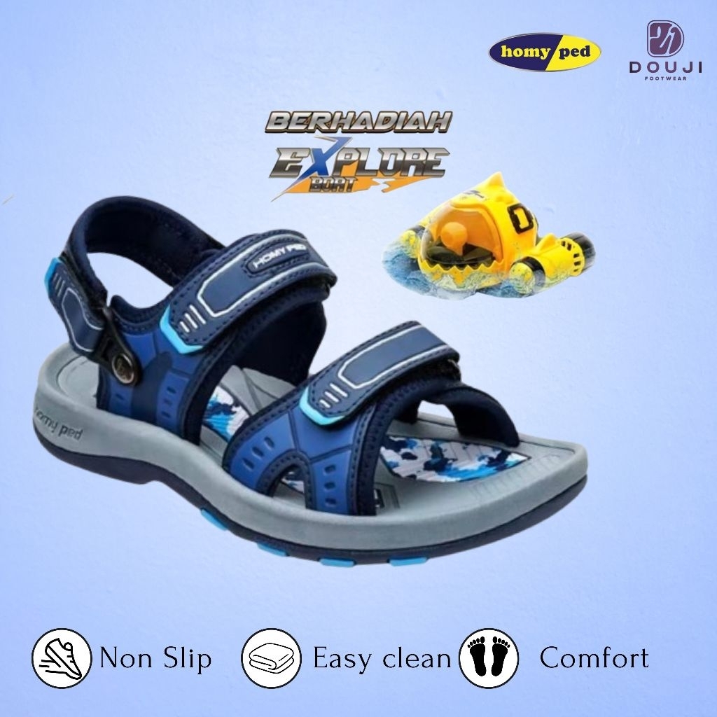 sandal gunung anak homyped berhadiah mainan terbaru 2025 sandal gunung anak homyped hawaii series.
