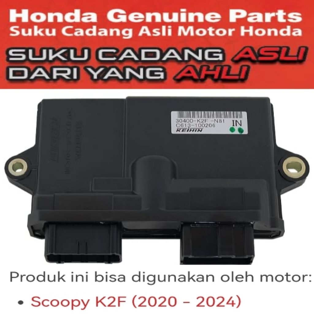 30400K2FN81 ECM,ECU (Eng Control Unit) Honda Scoopy K2F