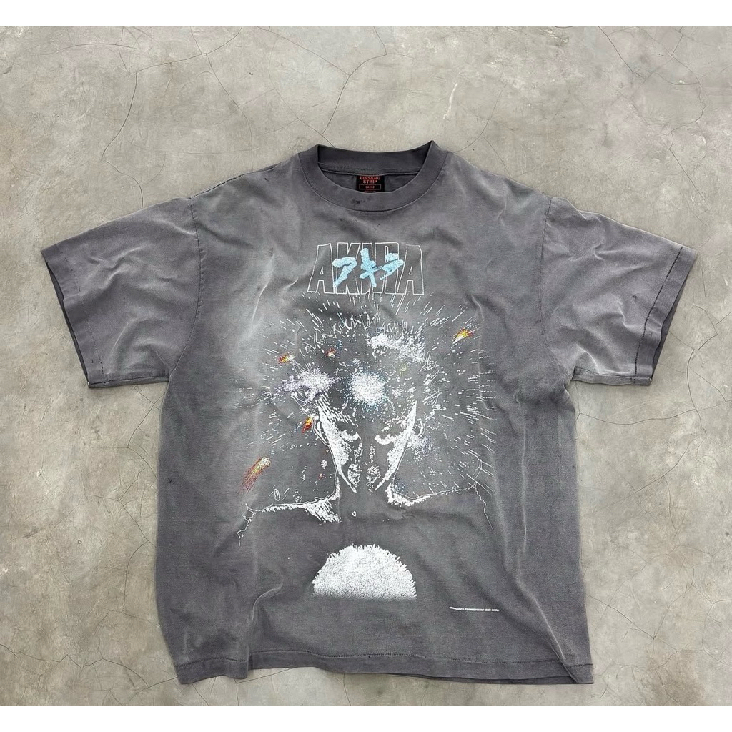 T-Shirt / Tees Bootleg Ginseng Strip Akira Washed Out Colour (NEW)  | Akira Vintage Anime Bootleg Gr