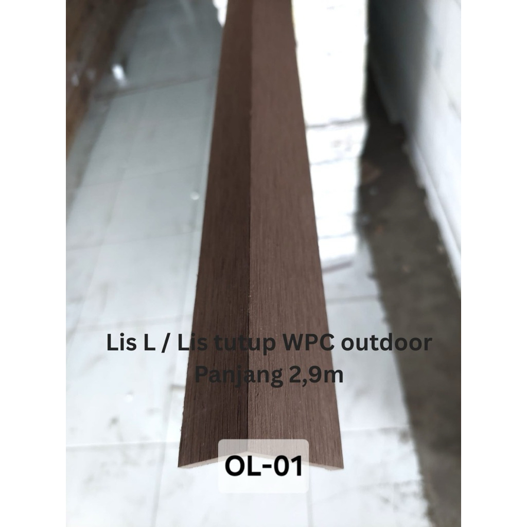 Lis L PVC / WPC – Finishing Sudut Lantai & Dinding Rapi dan Elegan