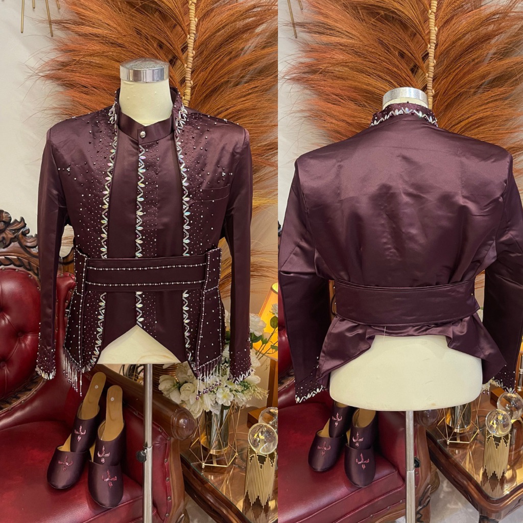 Beskap pengantin pria jawa | Beskap pengantin jawa putih | Beskap jawa pengantin