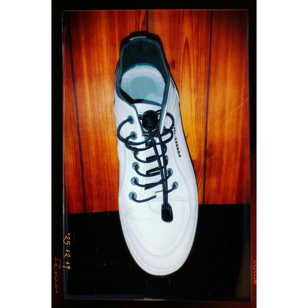 Tali Sepatu Elastis Navy – No Tie Lock