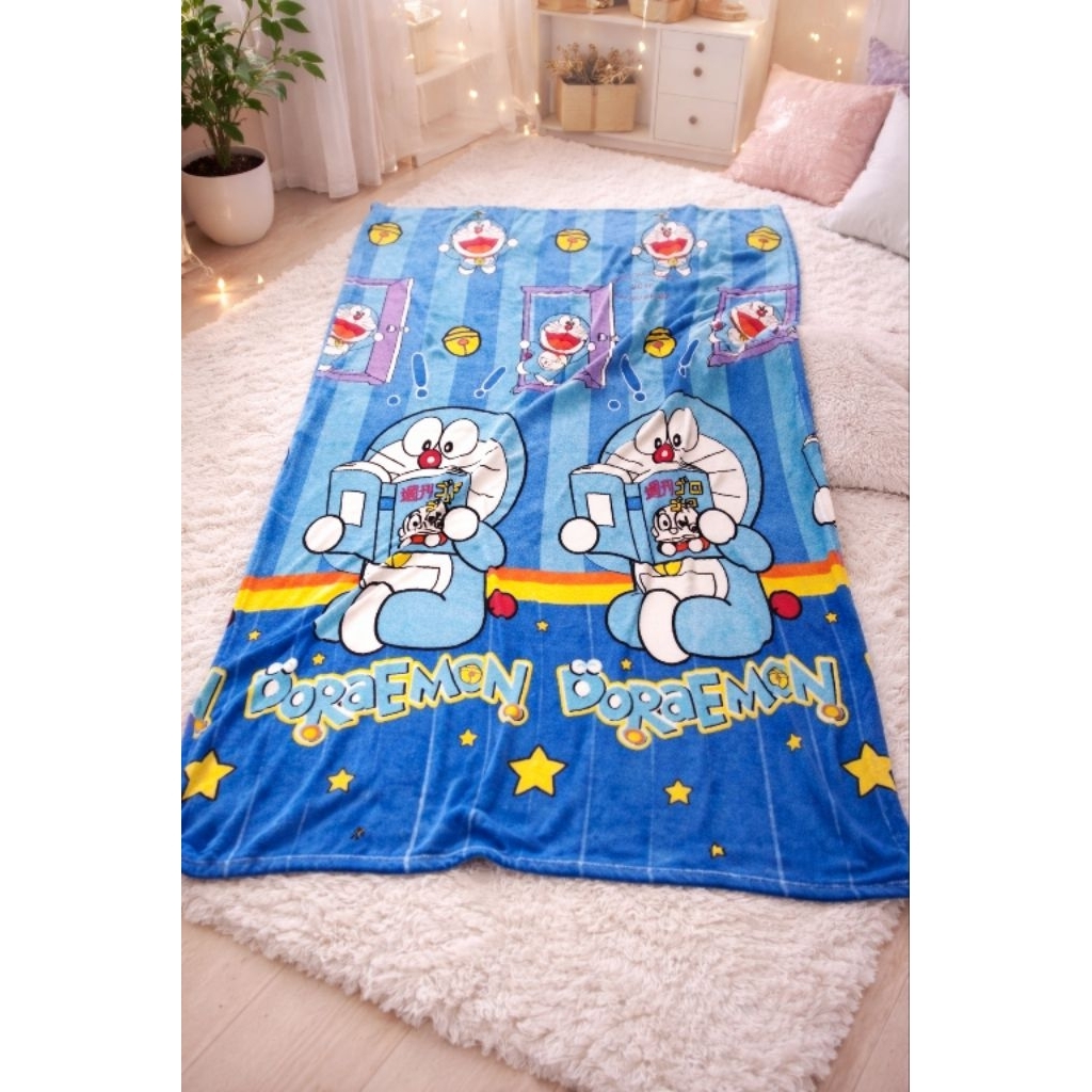 Selimut Tidur Anak Motif Doraemon (PL)