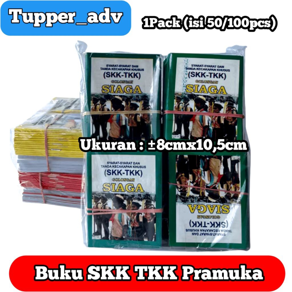1Pack Buku SKK-TKK Pramuka SIAGA (HIJAU) / Buku Pramuka SKK-TKK