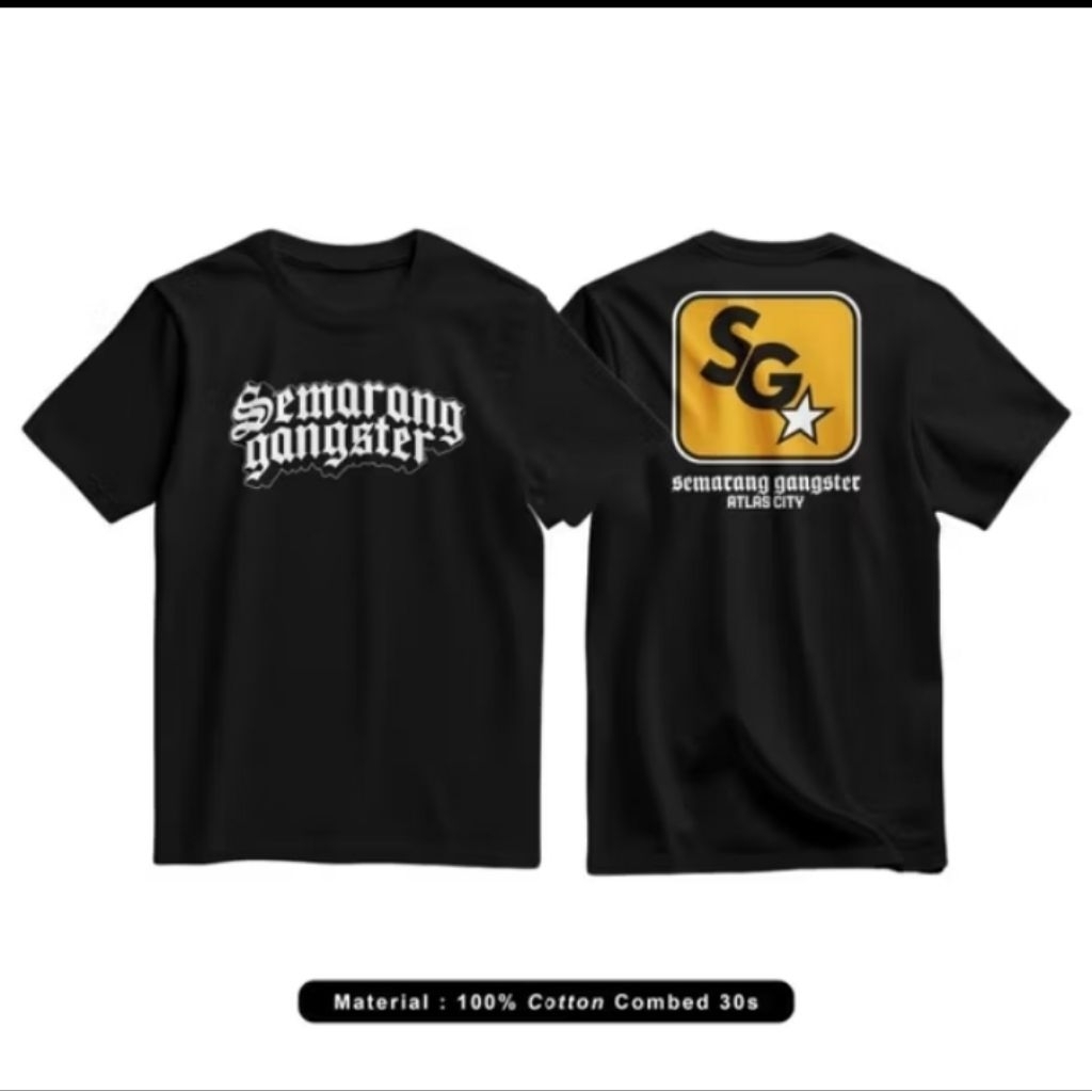 Kaos semarang gangster kaos desain simpel