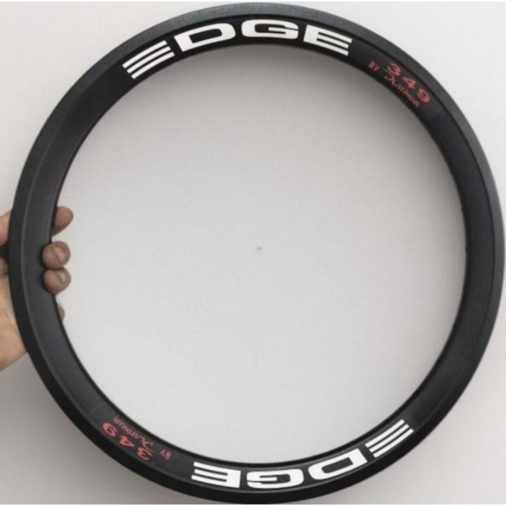Velg EDGE 16×1.3/8(16+) 32 hole alloy double wall rim sepeda lipat 16 inchi