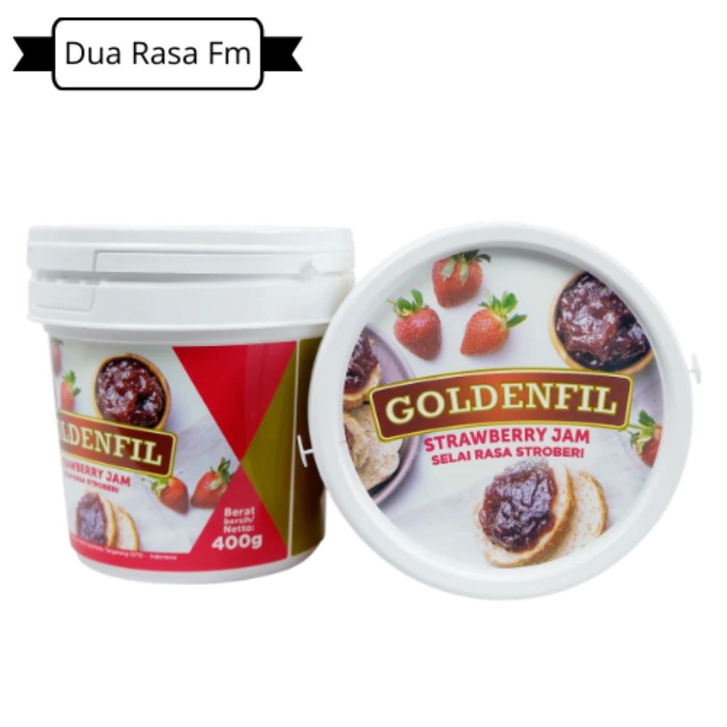 Goldenfill Strawberry 1 kg /stroberi /  Toping Donat Goldenfill / Selai Donat / Goldenfill Selai Don