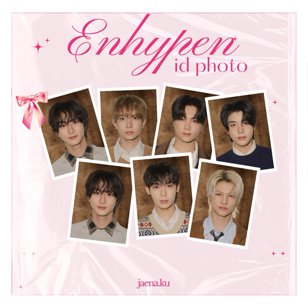 ID PHOTO ENHYPEN UNOFFICIAL JUNGWON HEESEUNG JAY JAKE SUNGHOON SUNOO NI-KI