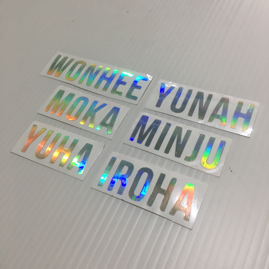 Sticker Hologram - ILLIT (Name Only)