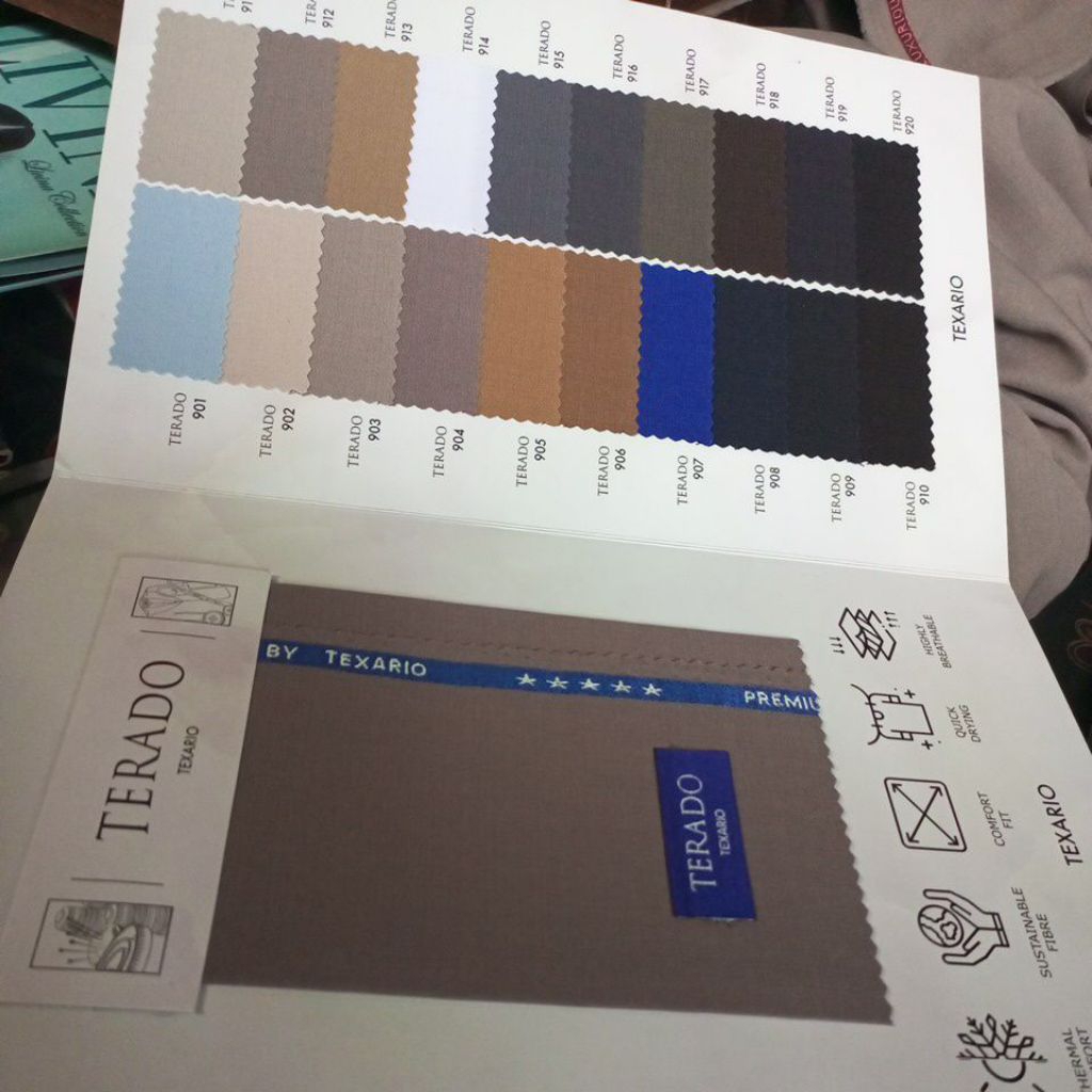 katalog contoh kain terado