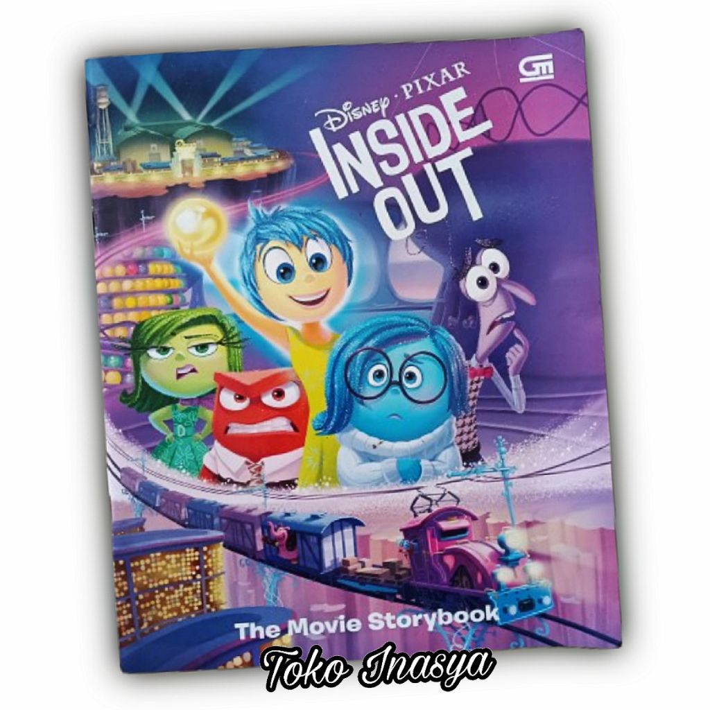 BUKU INSIDE OUT (DISNEY PIXAR) THE MOVIE STORYBOOK / FULLCOLOR / ORIGINAL