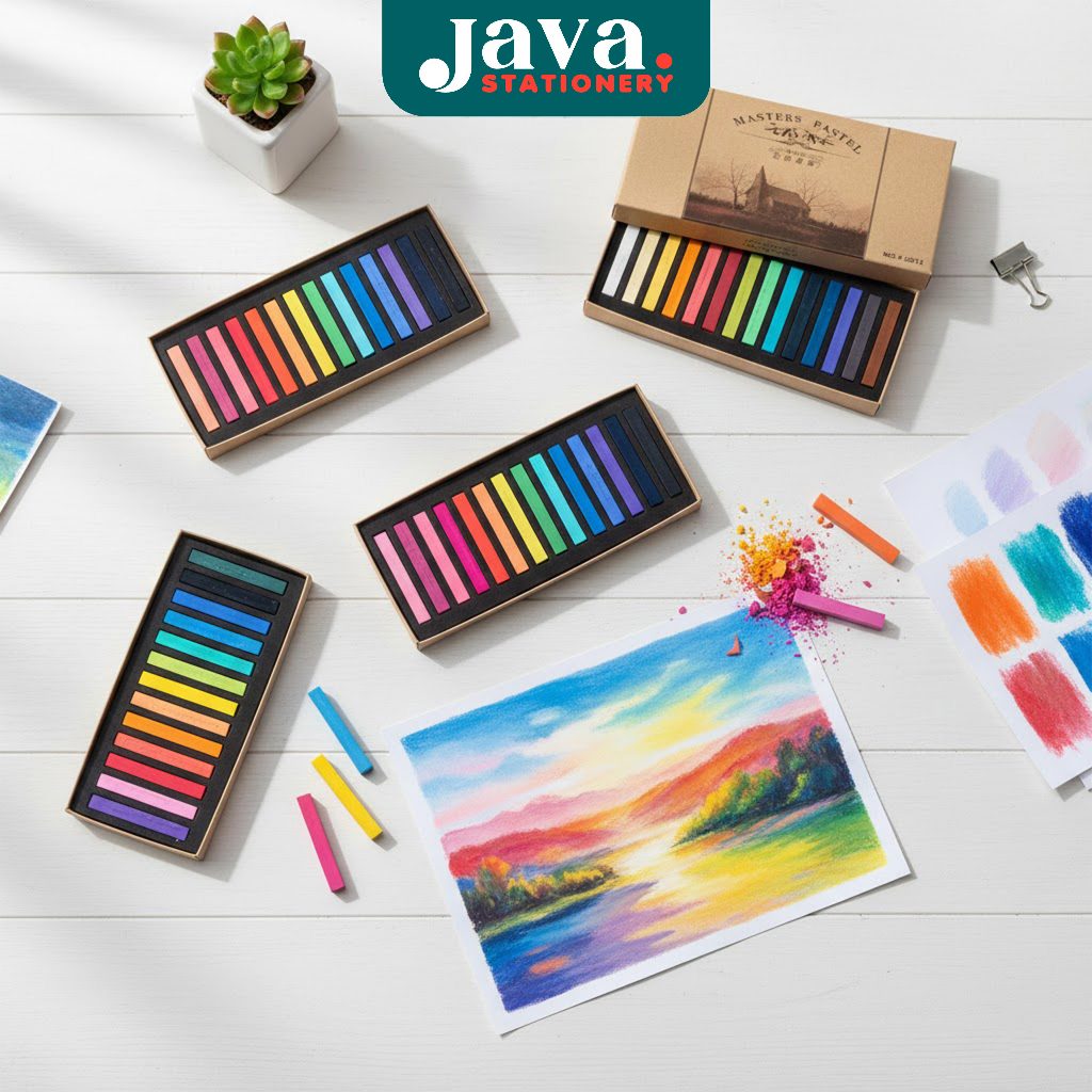 Maries Master Soft Pastel / Set Warna Lengkap Isi 12, 24, 36 & 48