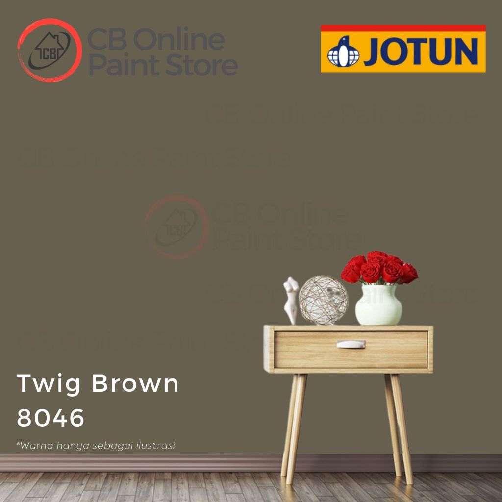 CAT TEMBOK JOTUN - TWIG BROWN 8046 - PAIL