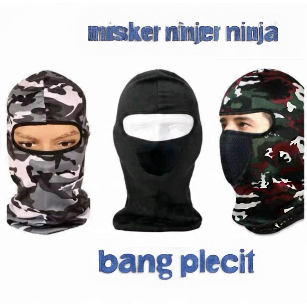 Masker Buff ninja/masker ninja/Masker buff full face Mancing