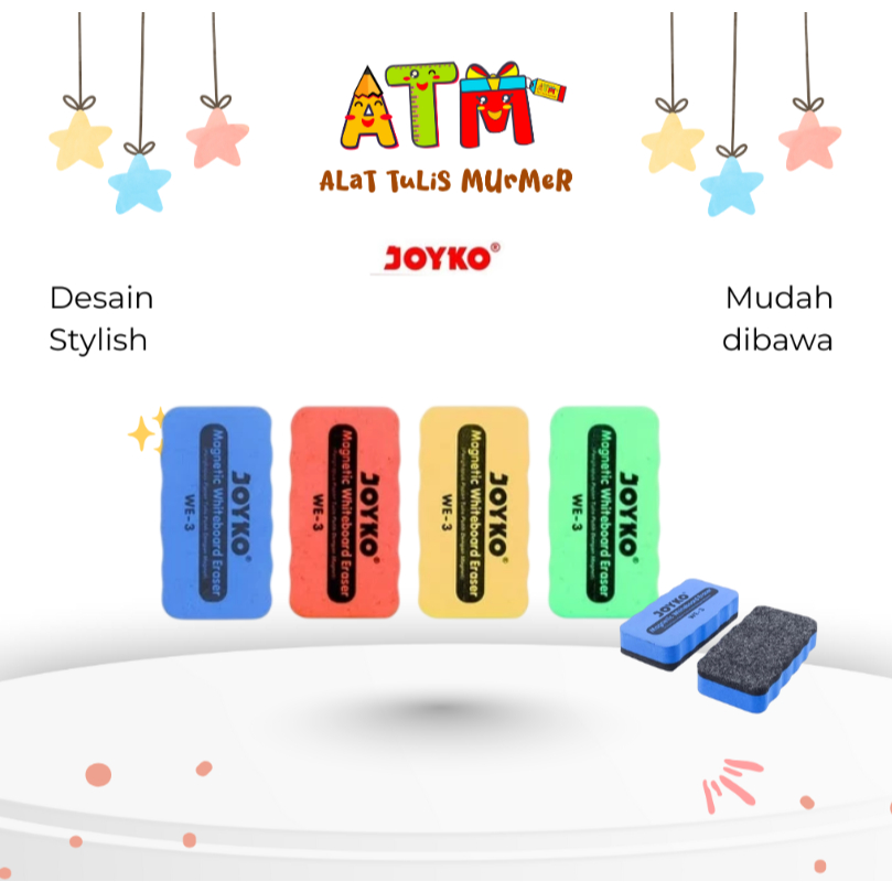 Penghapus Papan Tulis/Eraser Whiteboard/JOYKO Penghapus Whiteboard JK WE-3