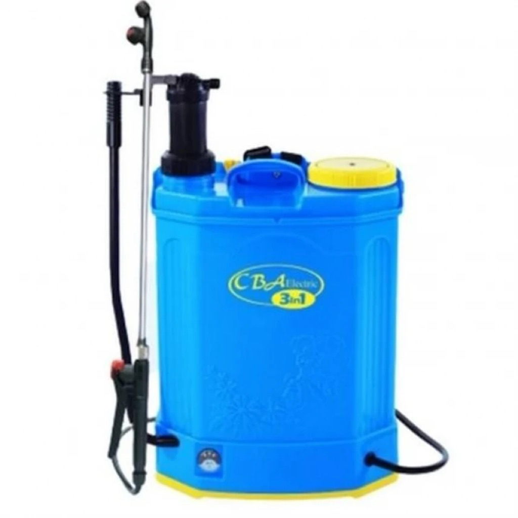 Sprayer Elektrik 16 Liter CBA 3 in 1 - Desain Elegan, Baterai Rechargeable, Nozzle Multifungsi