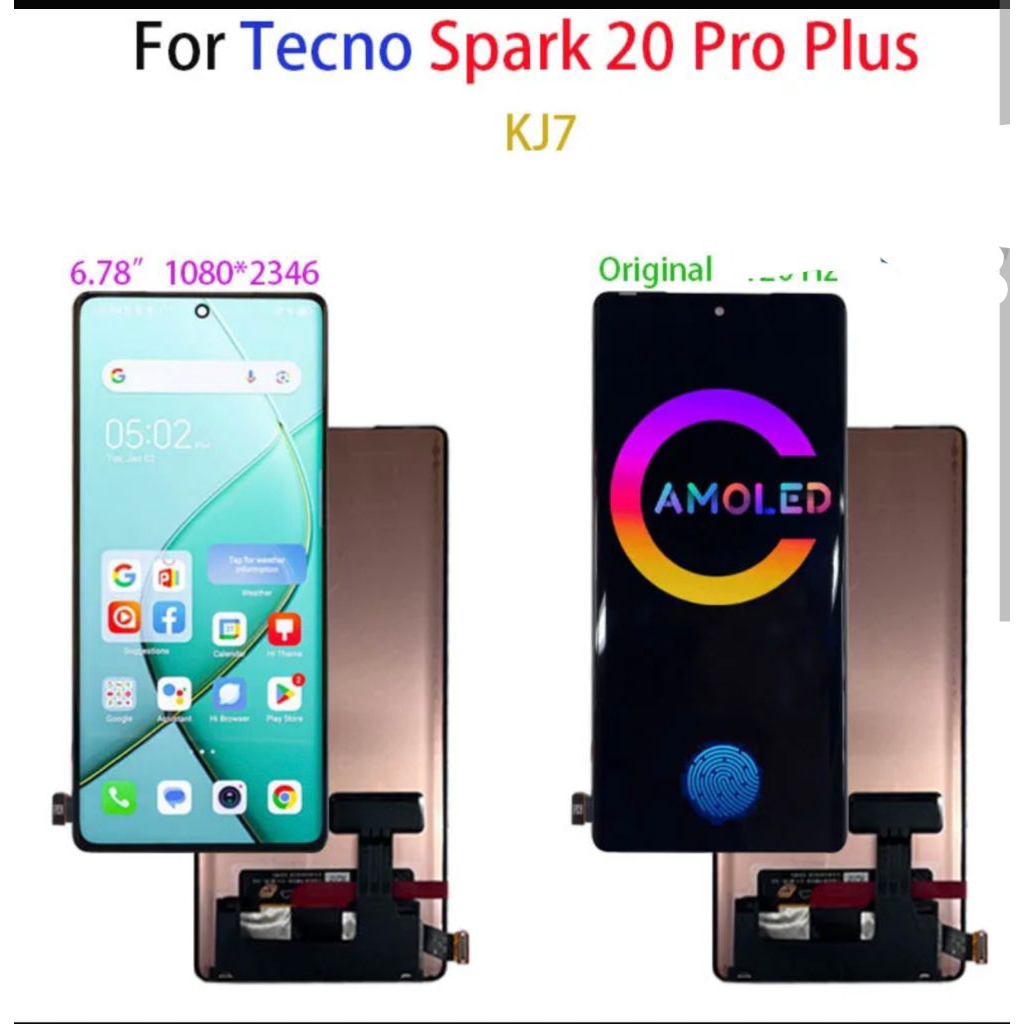 LCD TOUCHSCREEN TECNO SPARK 20 PRO+ PLUS / KJ7