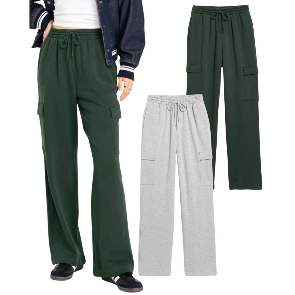 [18091] Old Navy Celana Wide Cargo Wanita Celana Cargo Wanita Dewasa Celana Panjang