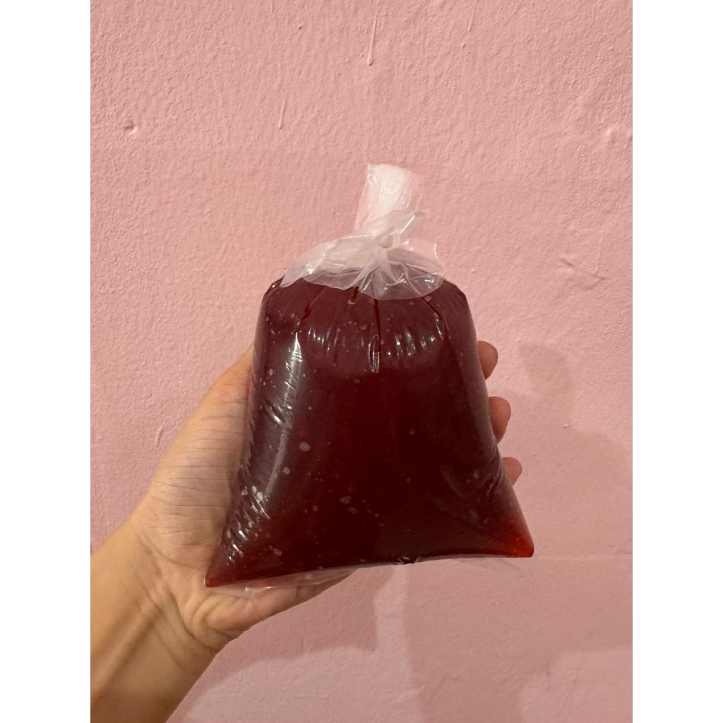 selai strawberry serat komalasari 250gram. selai strawberry kiloan repack 250gram