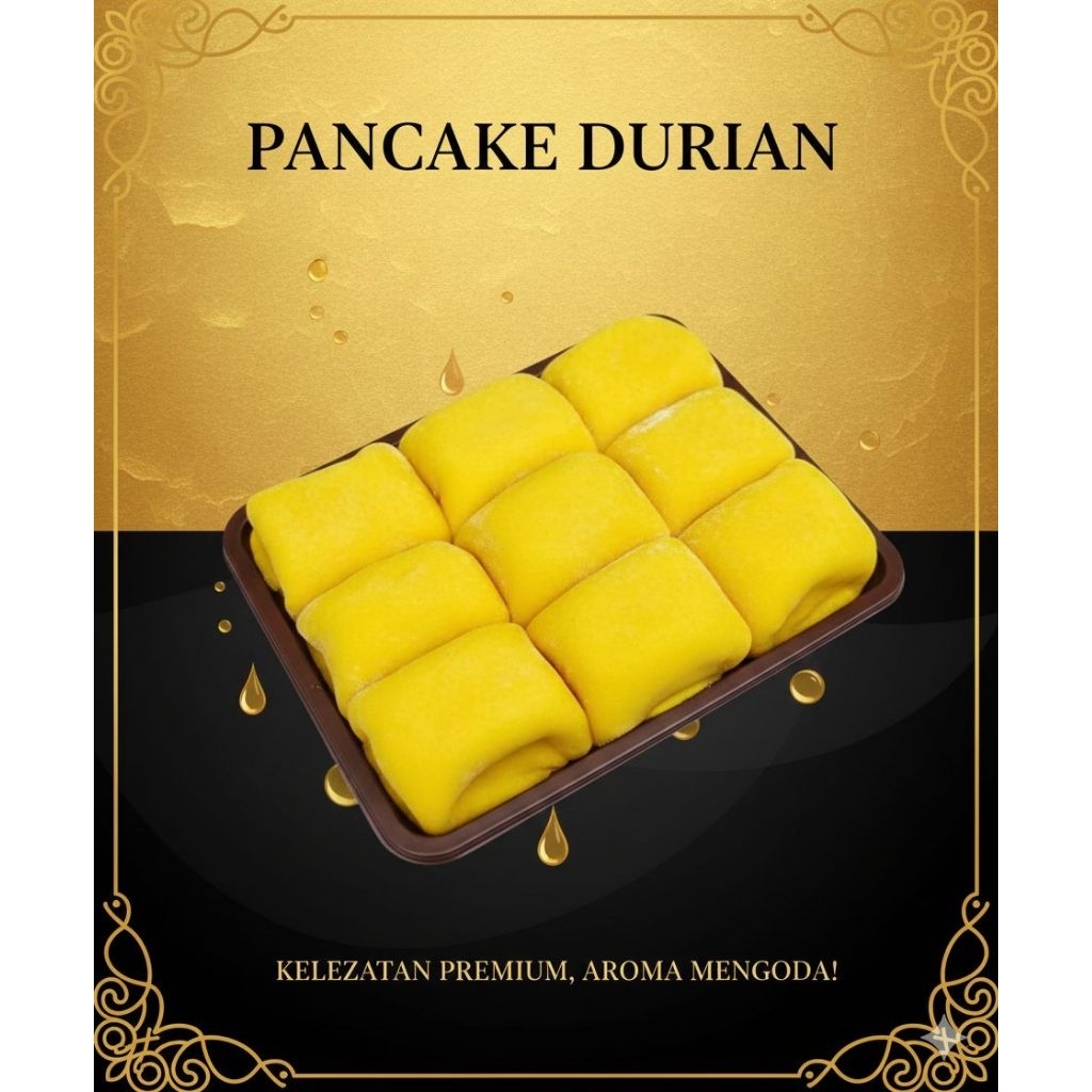 pancake durian/pancake roll durian/pancake Rainbow