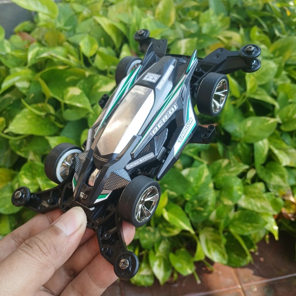 Tamiya DCR-02 warna gun metal full original rakit & pajang