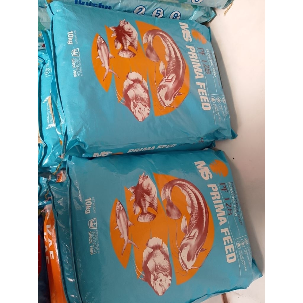 PRIMA FEED PF 128 10kg pelet ikan indukan size jumbo protein 38%