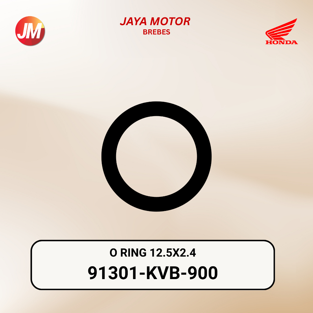 91301KVB900 O Ring 12.5 x 2.4 Vario 110 CW (2006 - 2014) 91301-KVB-900