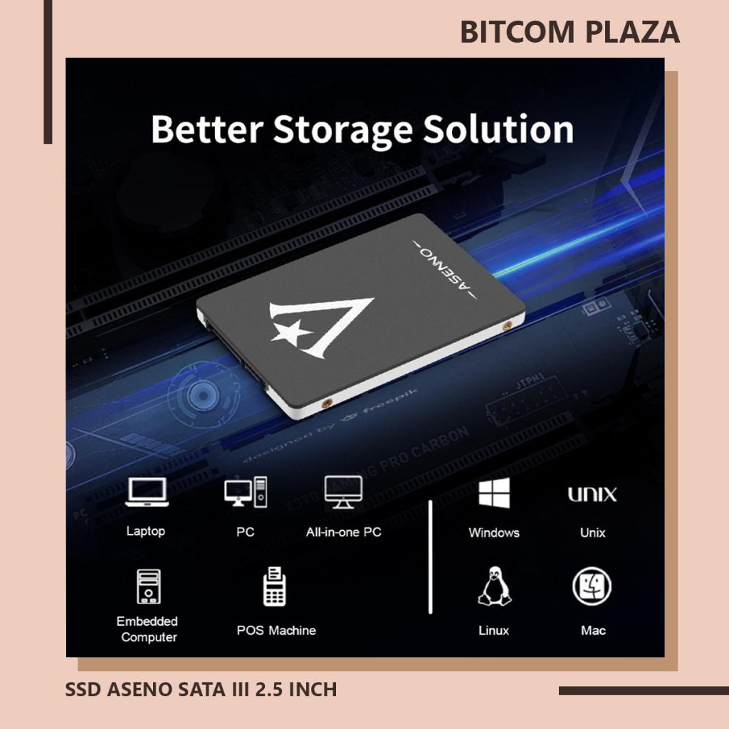 SSD ASENNO SATA III 2.5 INCH 128G / 256GB / 512GB | BITCOM PLAZA