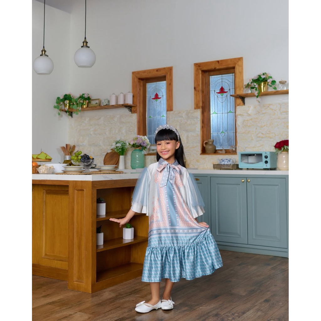 KAMIMA PADANG - Seruni Series - Manika Kids Tunic in Cool - Tunik Anak