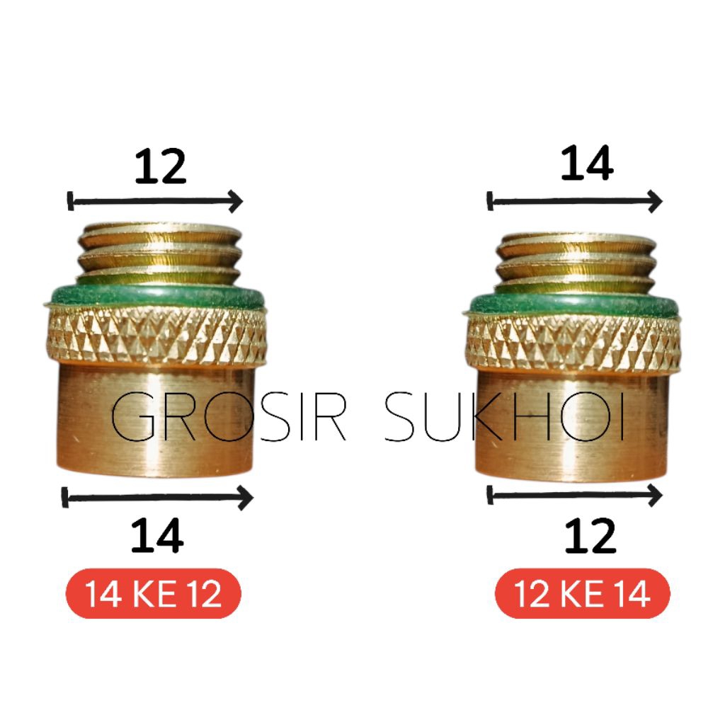 NEPEL SAMBUNGAN DRAT 14 KE 12 / 12 KE 14