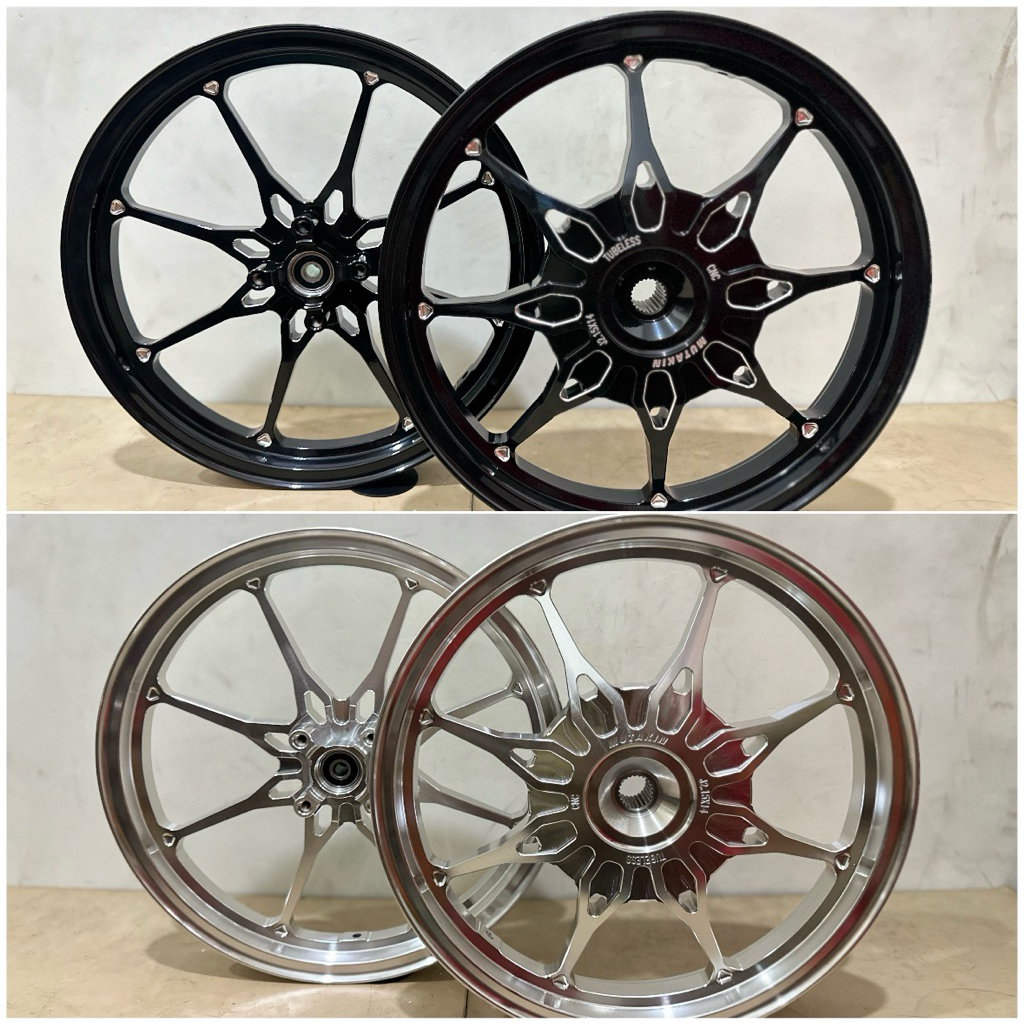velg pelg peleg mutakin model mfz forged 185 215 ring 14 pnp vario stylo beat scoopy genio