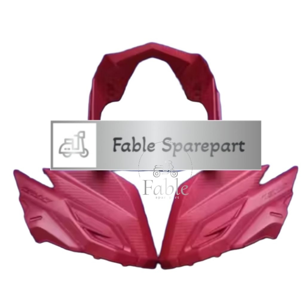 Garnish Lampu Depan Vario 125 150 Old Lama Cover Tangki Vario 125 Old Merah