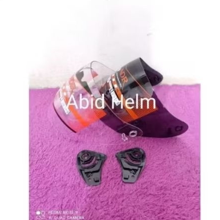 Kaca visor helm Kyt Dj maru kyt galaxy ink centro jet G2 centrino G2 galaxio - Bening/Smoke/Hitam, G