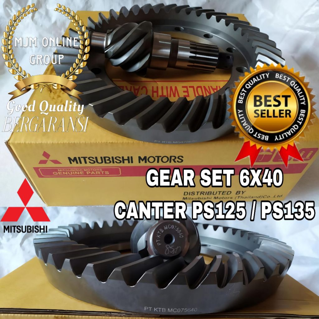 GEAR SET GIGI GARDAN PINION CANTER PS125 125 PS 6X40