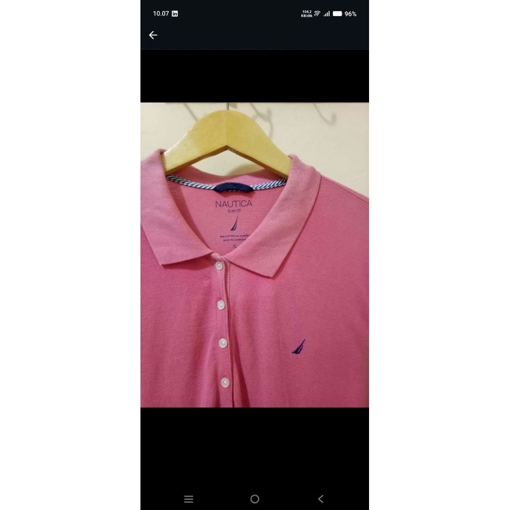 Kaos Kerah Nautica Polos