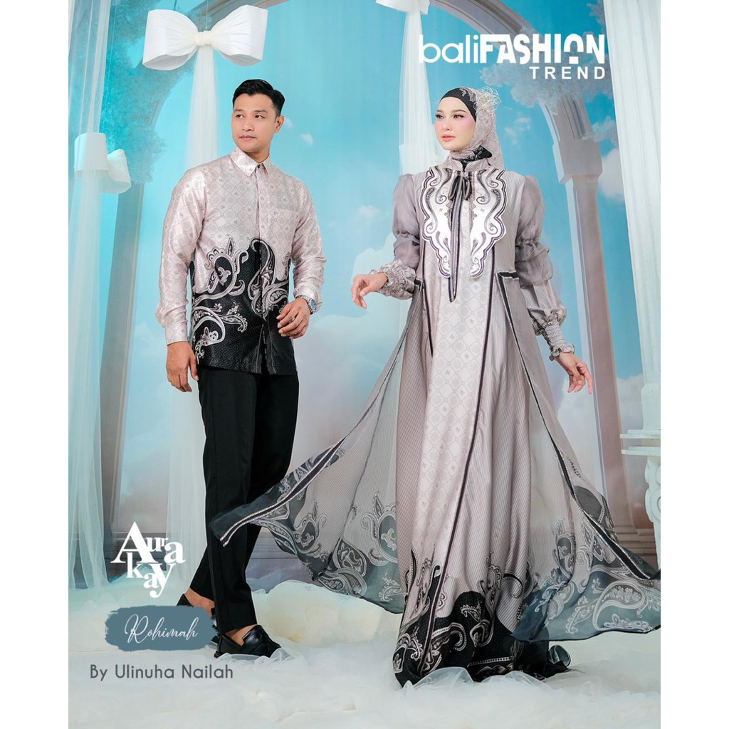 AURAKAY GAMIS DRESS ROHIMAH SET HIJAB ORI BY AURAKAY
