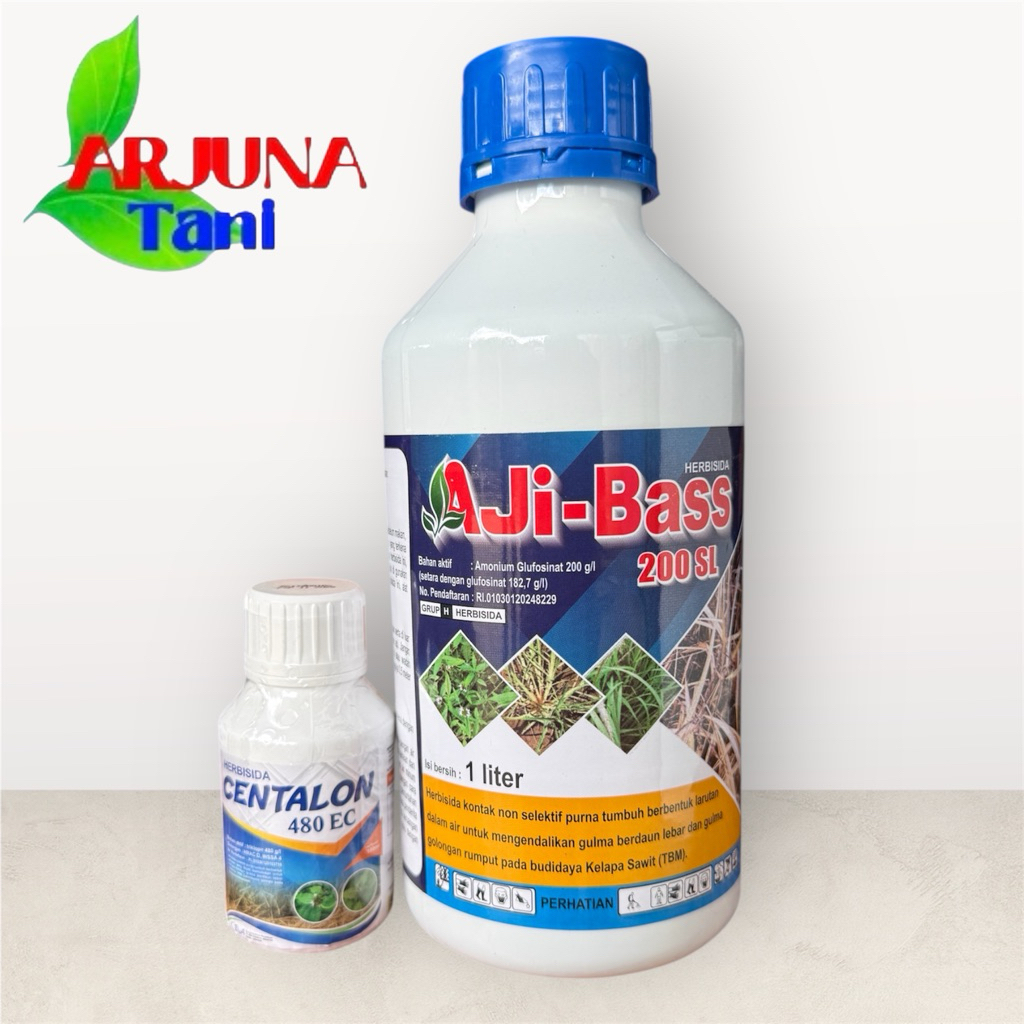 Herbisida Paket AJI-BASS 200 SL 1LTR + CENTALON 480 EC 100ML