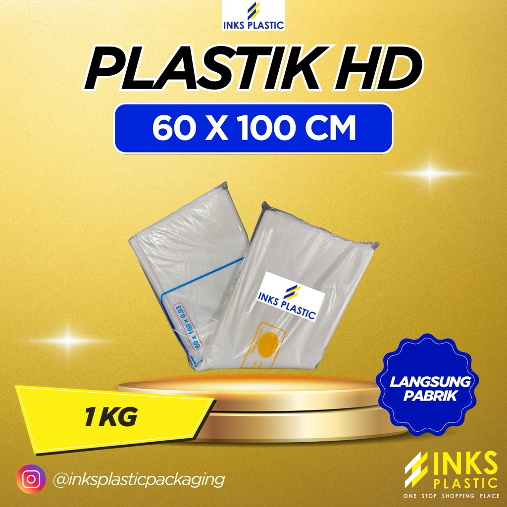 PLASTIK HD TEBAL 60x100 ANTI PANAS KANTONG HD TAHAN PANAS