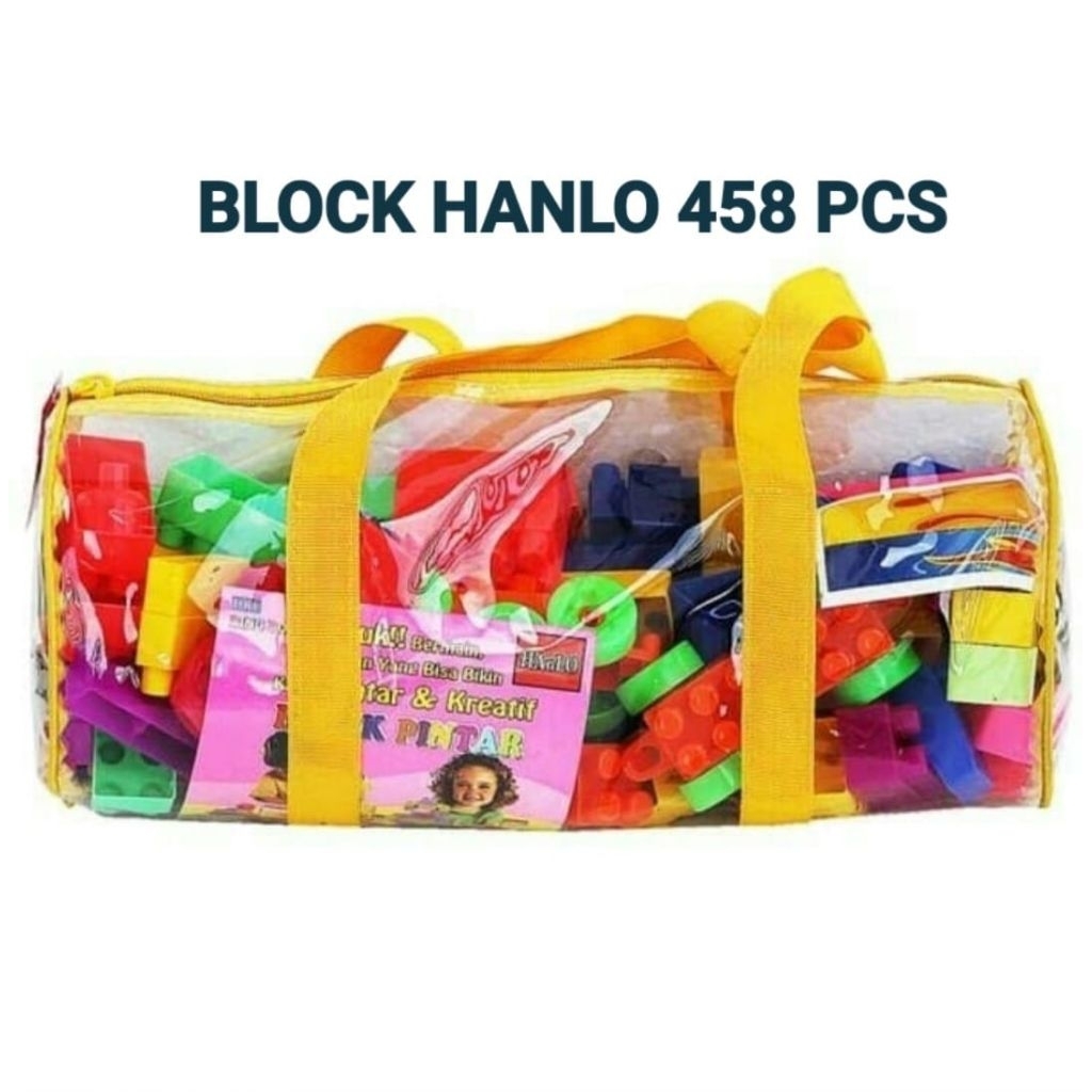Mainan Anak Edukasi Block Pintar Hanlo  458 Pcs