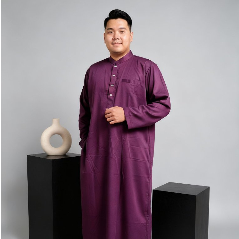 Gamis Pria Jumbo Gamis Lengan Panjang Jubah Pria Dewasa Jubah Jumbo Toyobo (K)