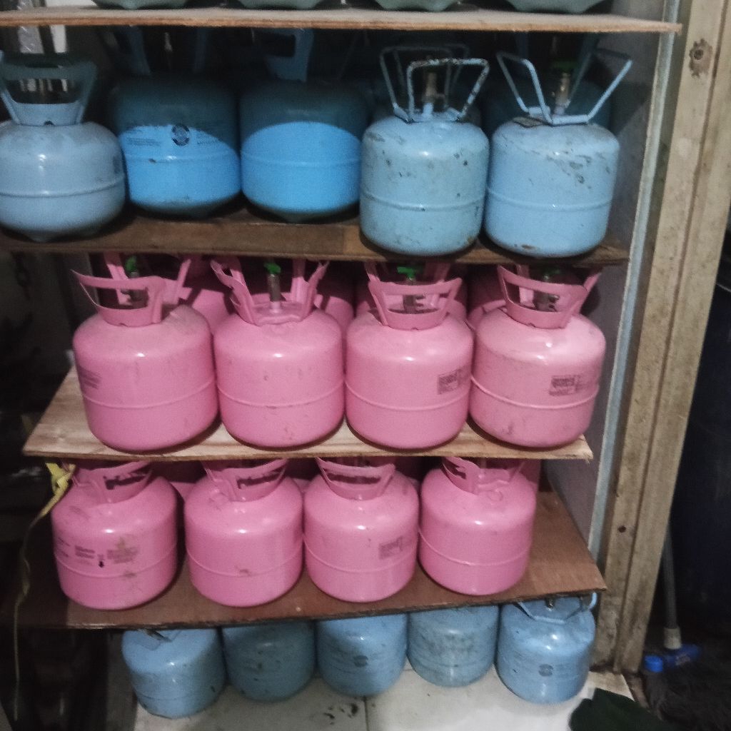 tabung freon kecil kosong