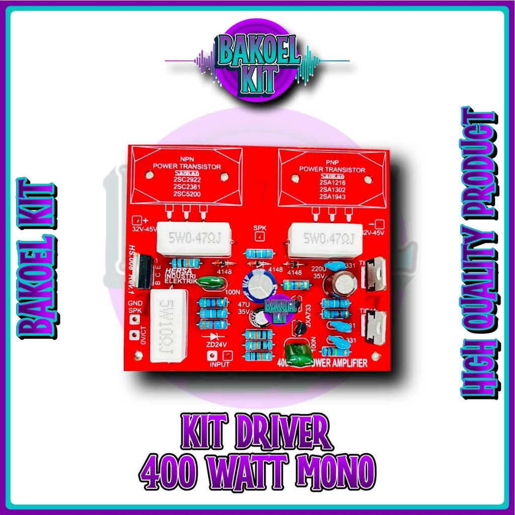 [DRIVER] Driver Power Amplifier Sanken Safari 400 Watt Mono ups