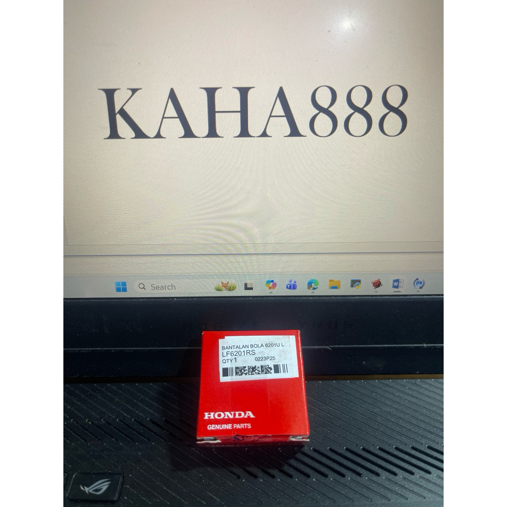 BEARING/LAHAR /LAHER/BANTALAN BOLA RODA DEPAN HONDA 6201 HONDA ORI LF6201RS