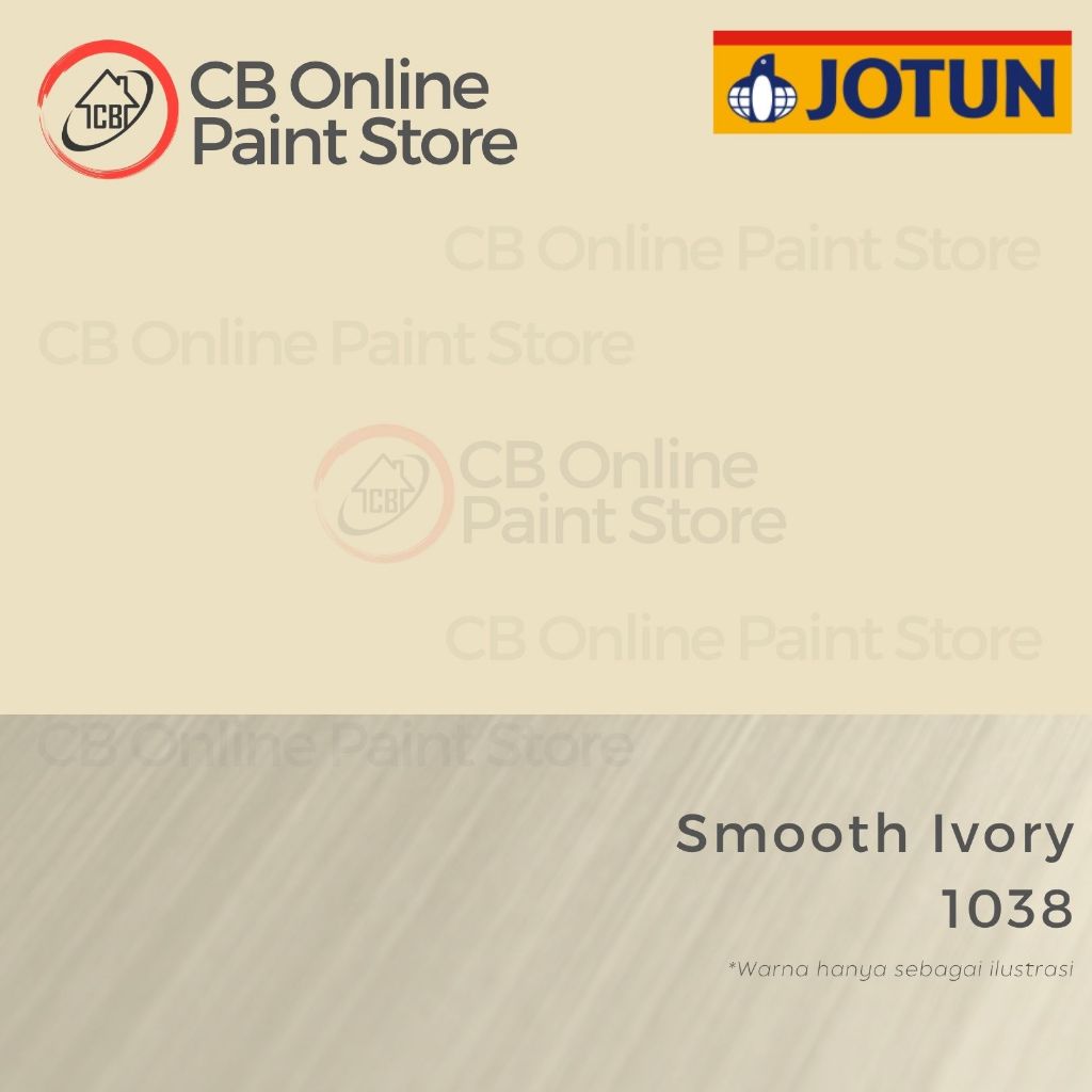 CAT KAYU DAN BESI JOTUN - SMOOTH IVORY 1038 - LITER