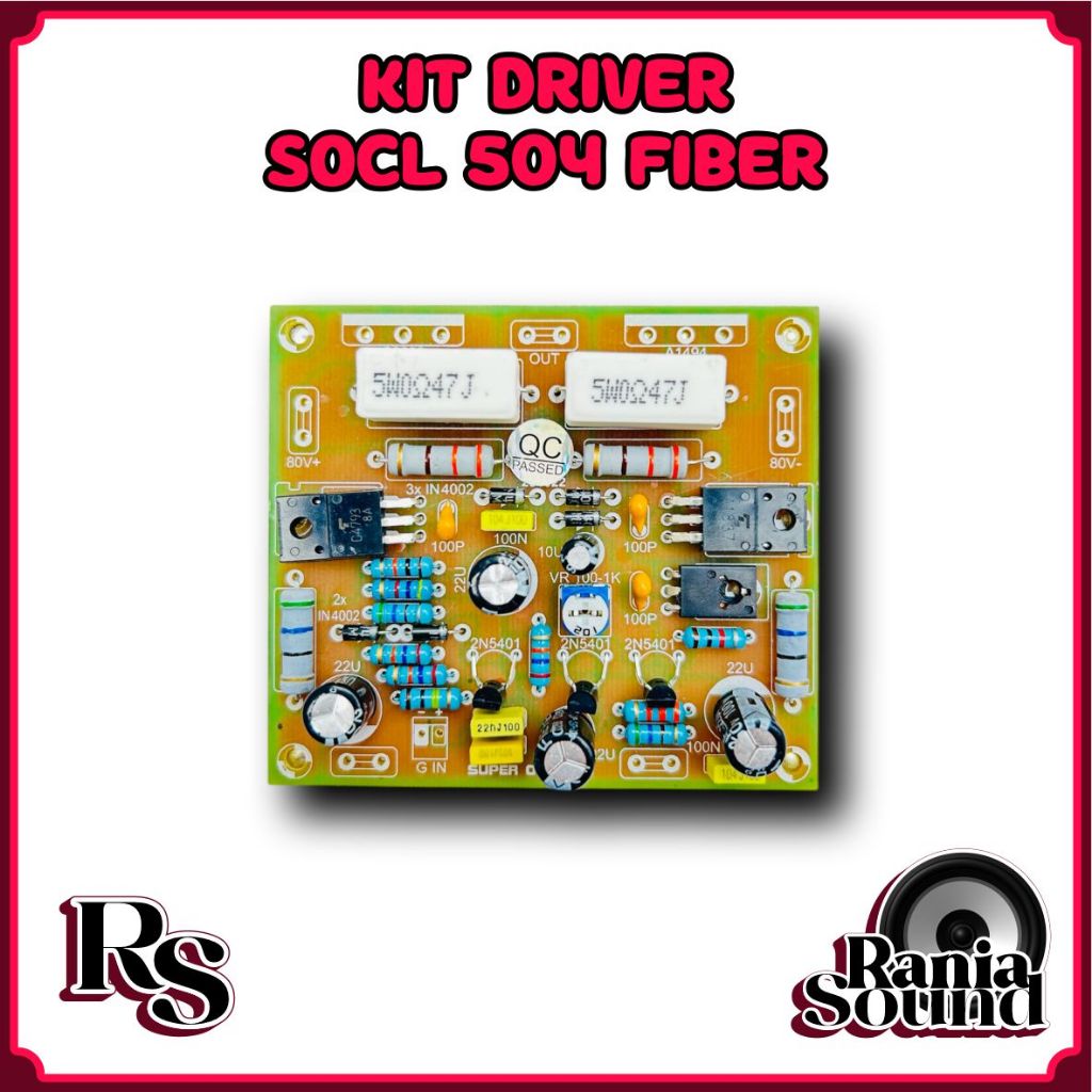 (Driver) Super SOCL 504 Fiber Transistor Sanken Toshiba ups