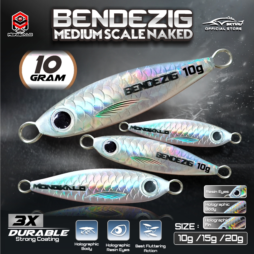 Mongkalo Bendezig Sisik-Sedang noGID noMotif Naked 10 Non-Warna