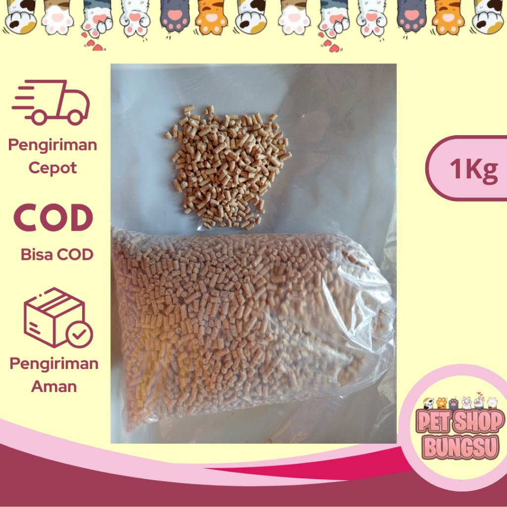 Pakan Ayam P02/Pur Babi (Ayam, Bebek, Itik) 1Kg